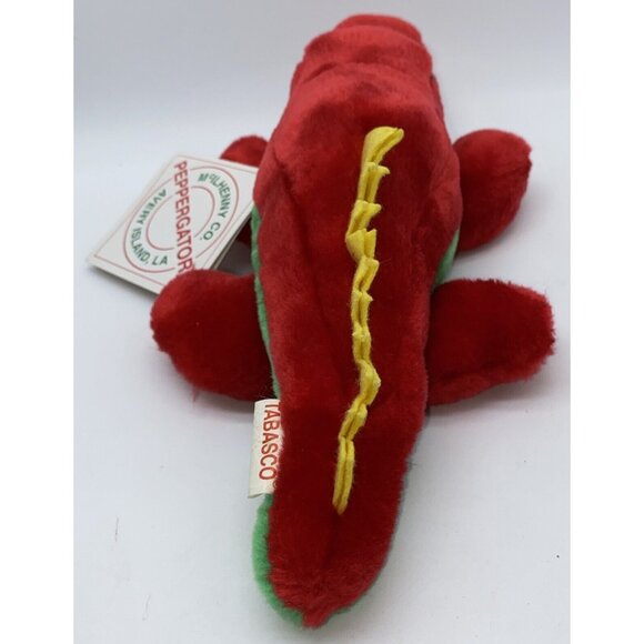 Tabasco Pepper Sauce Peppergator Alligator Plush Stuffed Animal Toy Red Green - Picture 6 of 12